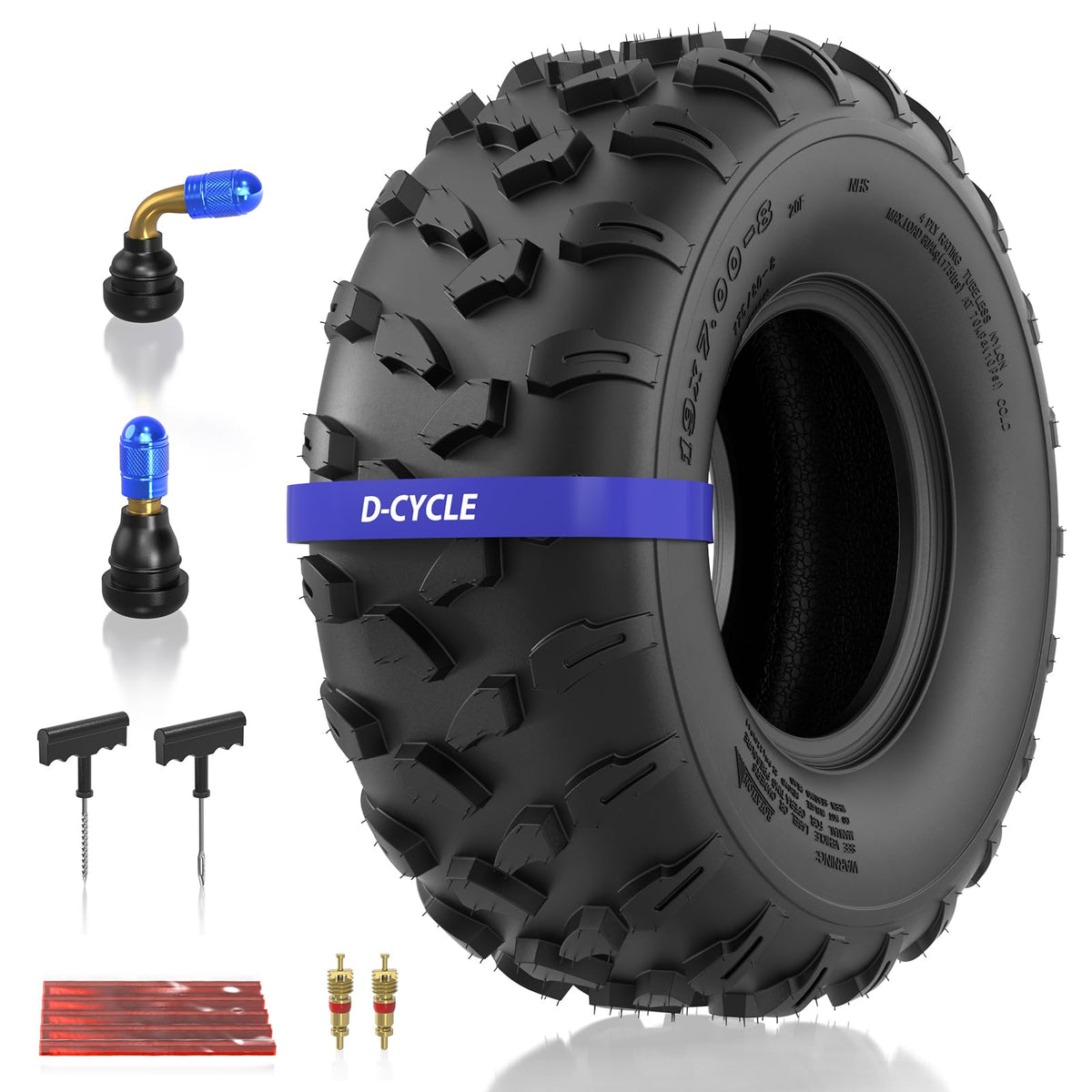 19x7-8 ATV UTV Tubeless All-Terrain Tire E8471