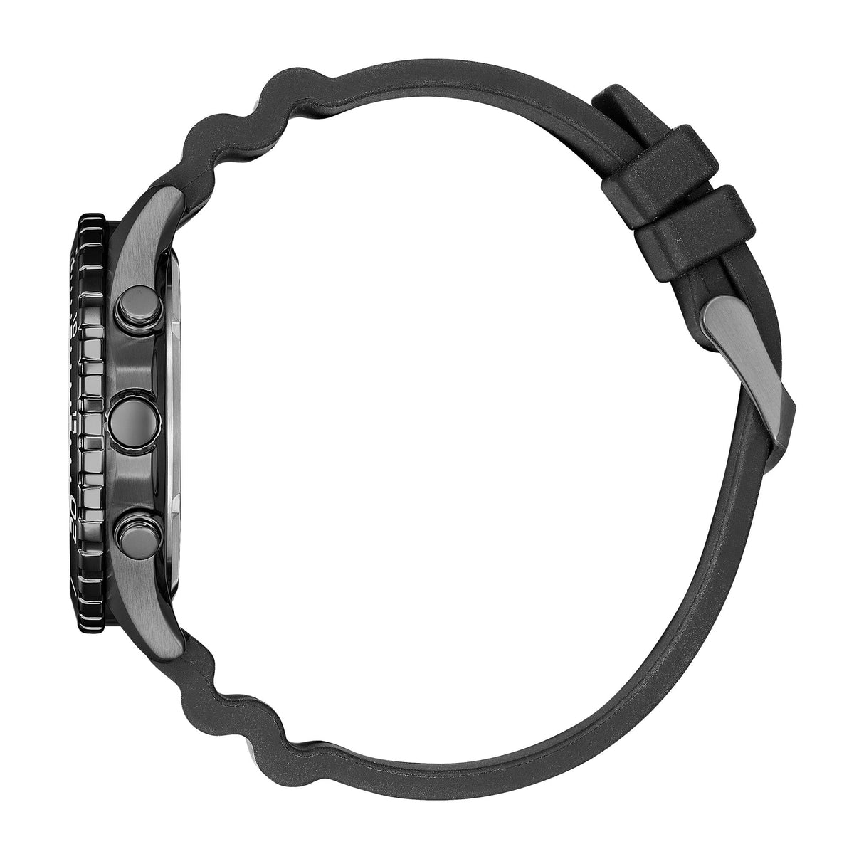 Black Stainless Steel Chronograph Watch G63757