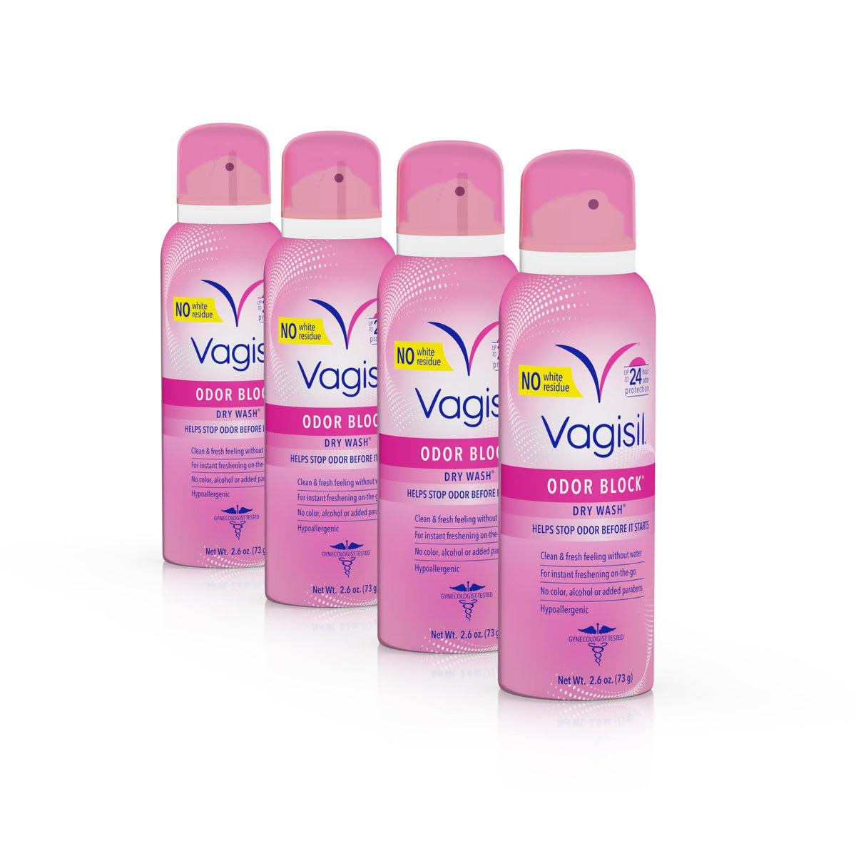 Hypoallergenic pH Balanced Dry Spray 2.6 Oz 4 Pk L92786
