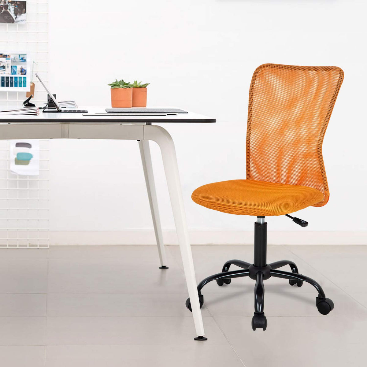 Orange Mesh Ergonomic Office Chair T84703