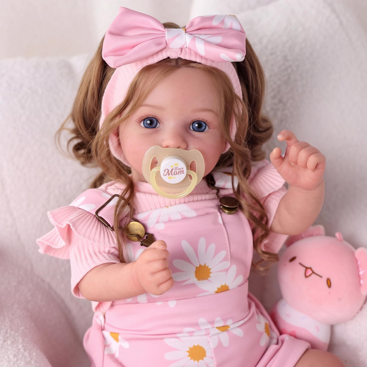 20inch Realistic Reborn Baby Dolls with Poseable Limbs Rooted Hair N597554