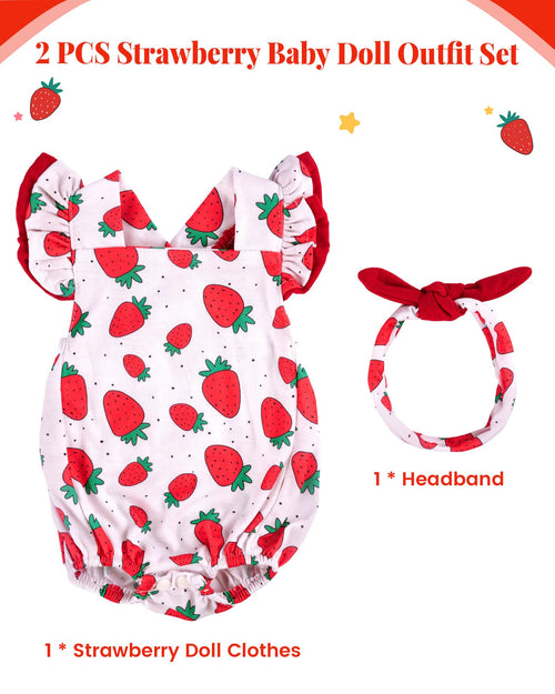 18-20 Inch Doll Clothes Strawberry Outfit U76445