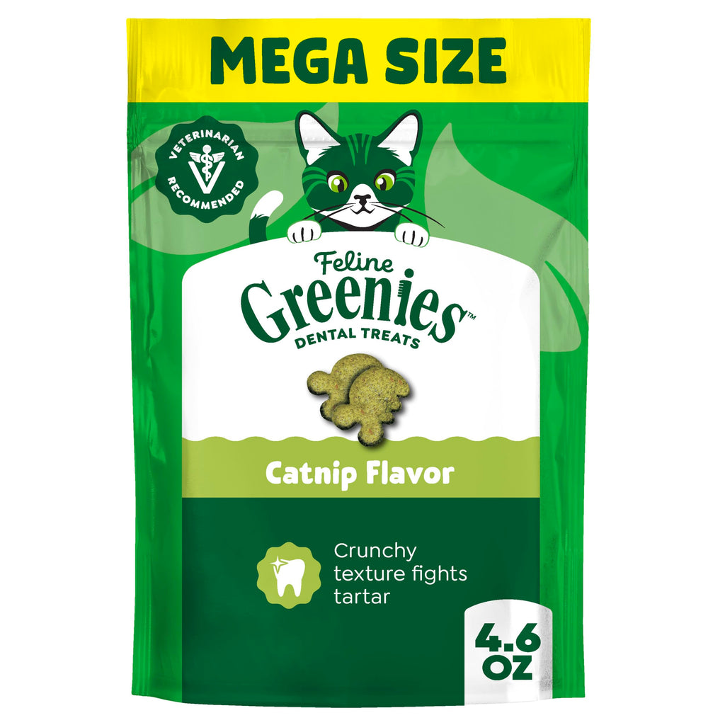 Catnip Flavor Dental Cat Treats 4.6 oz V79486