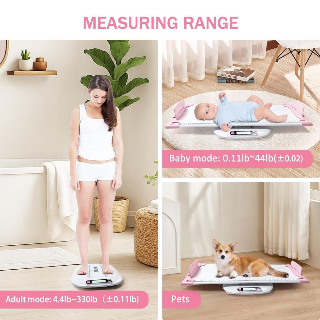 Portable Digital Pet Scale with Height Markings Z50871