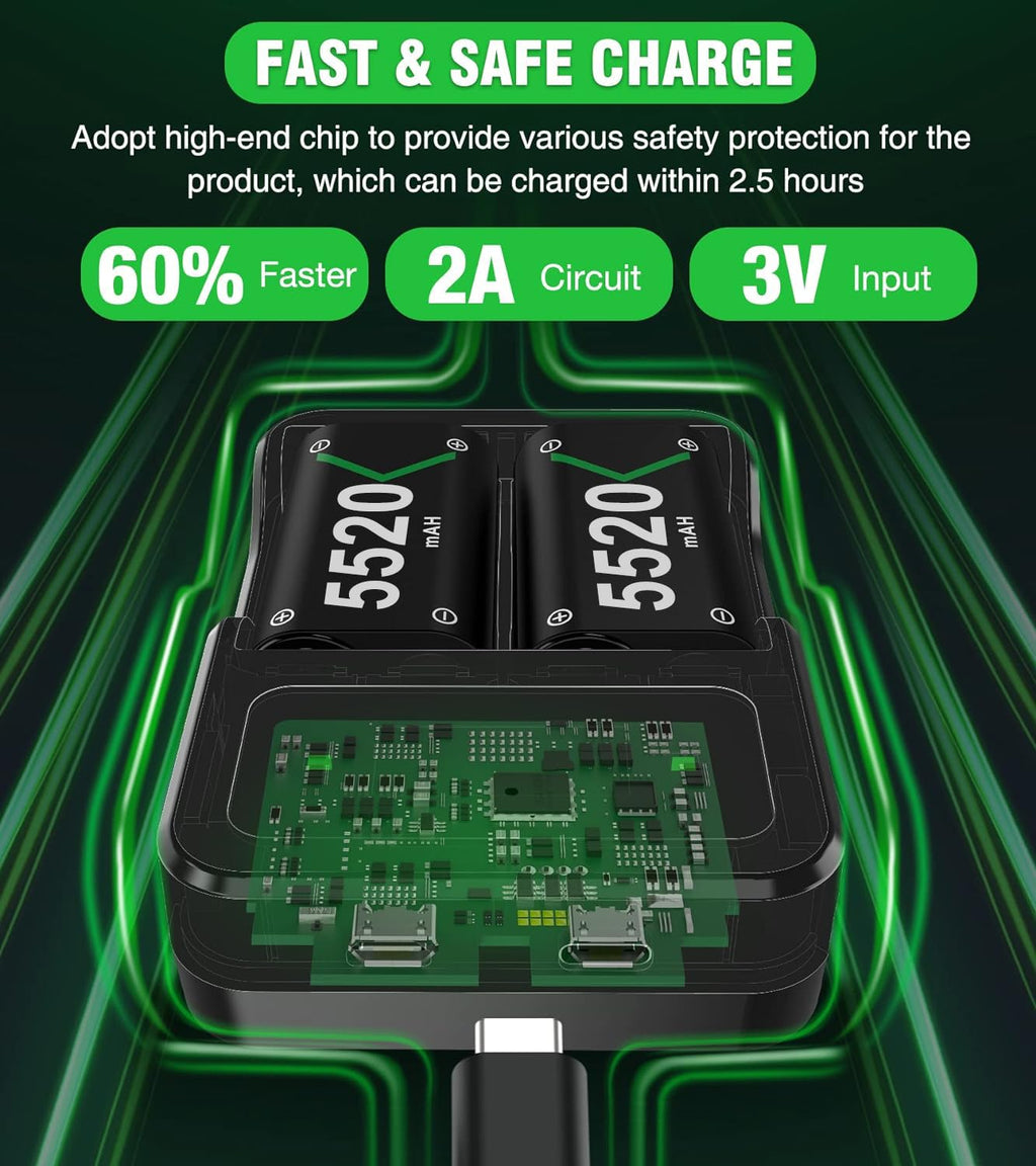 Rechargeable Battery Pack for Xbox Controller X96809