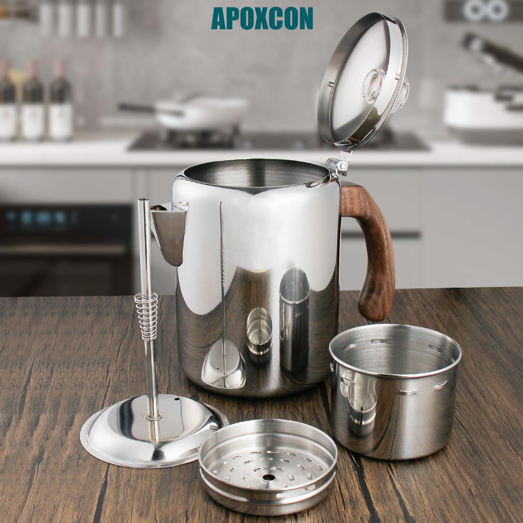 Coffee Percolator Pot Stainless Steel 8 Cup B588971