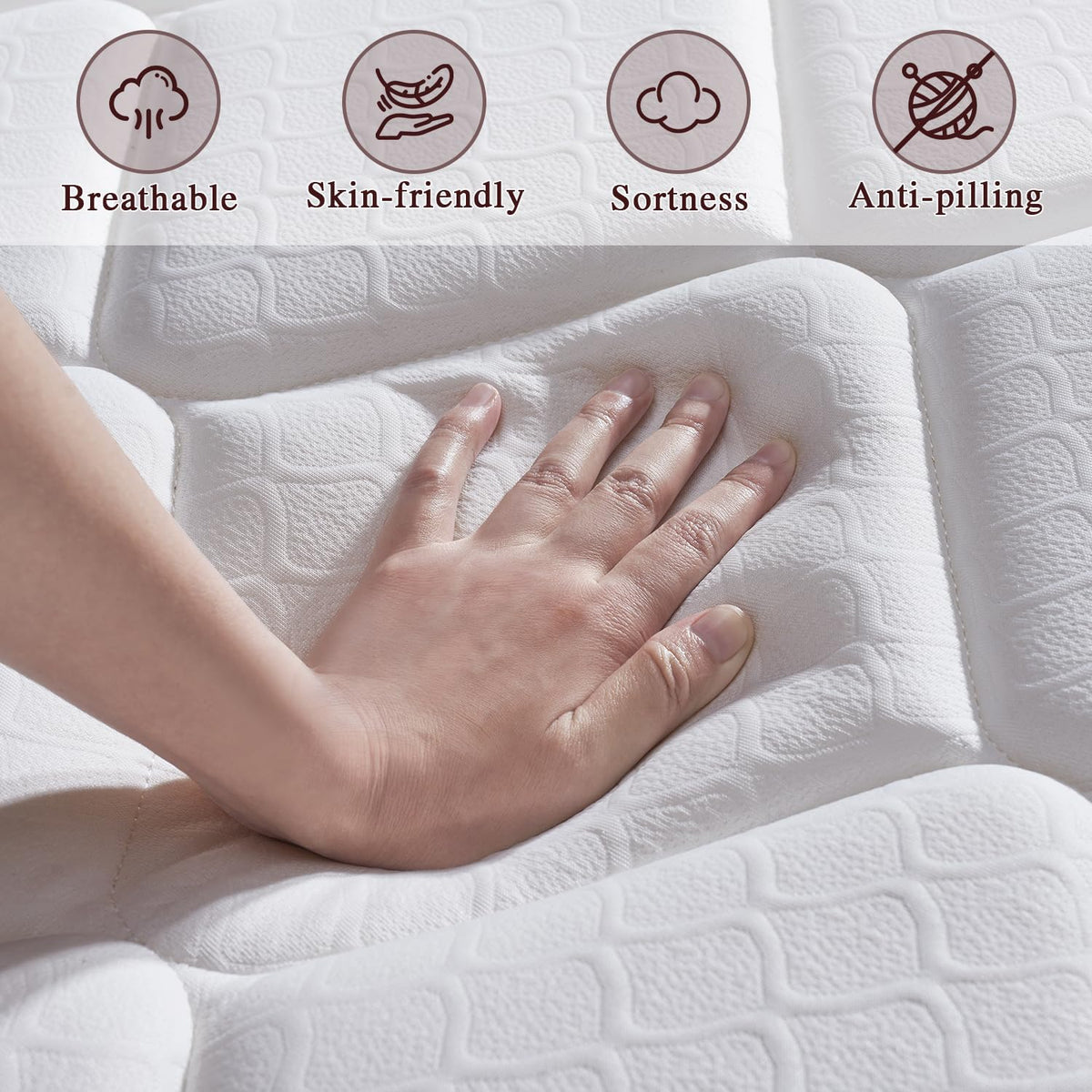 12 Inch Hybrid Full Mattress W384