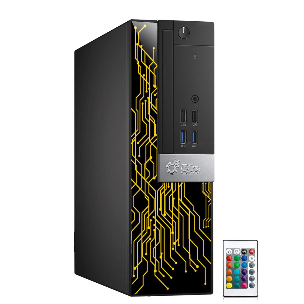 RGB Gaming PC with 24 Inch Monitor Intel i5 16GB RAM 512GB SSD U7451