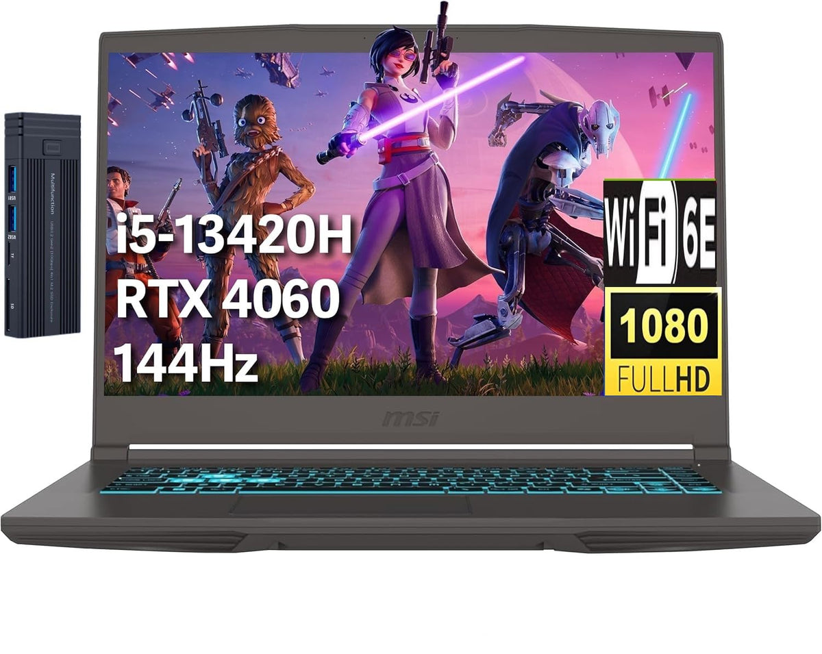 15.6" FHD Gaming Laptop Intel Core i5-13420H RTX 4060 16GB RAM 1TB SSD Gray L679933