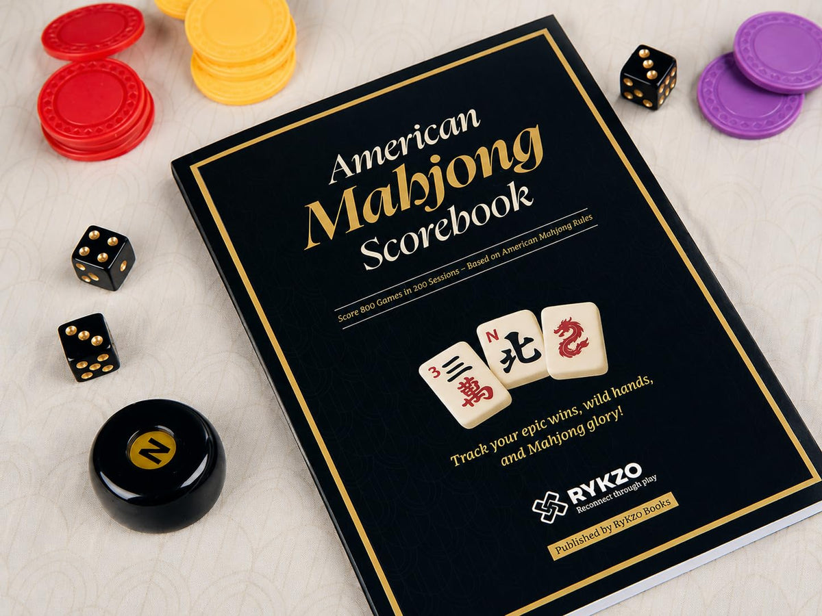 166 Engraved Melamine Mahjong Set with Travel Bag E32715