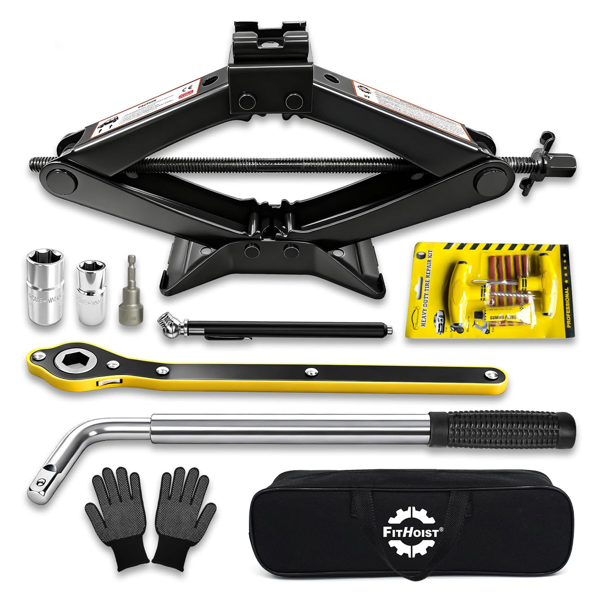 3 Ton Scissor Jack Kit with Lug Wrench P11066