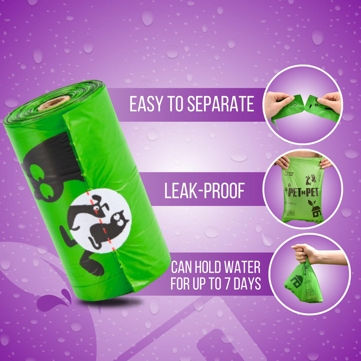 Lavender Scented Dog Poop Bags 1080 Count Y255
