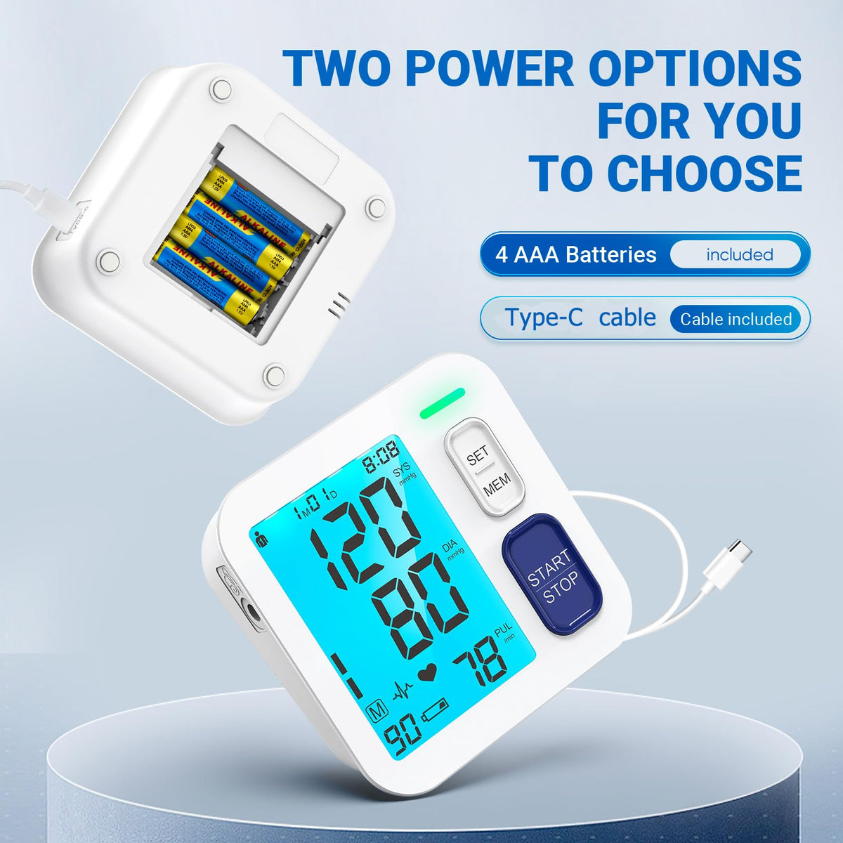 Blood Pressure Monitors with Extra Large Cuffs D645