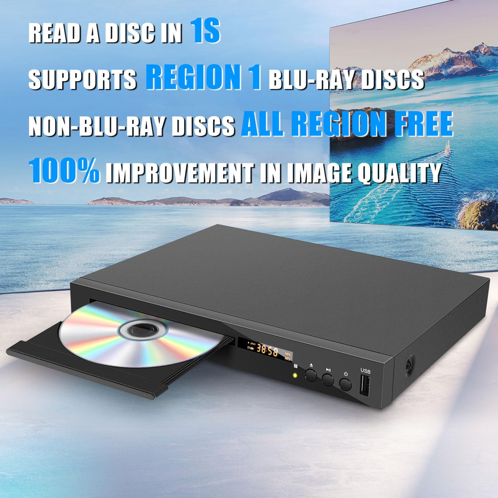 Blu Ray DVD CD Player with HDMI AV Coaxial Output L731477