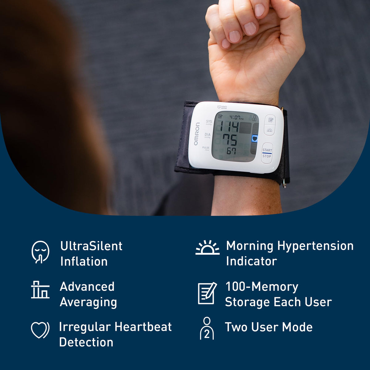 Wireless Wrist Blood Pressure Monitor H93993