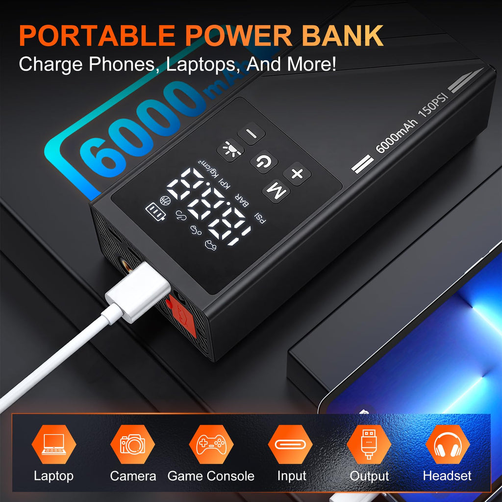 Portable Air Compressor 150PSI O3774