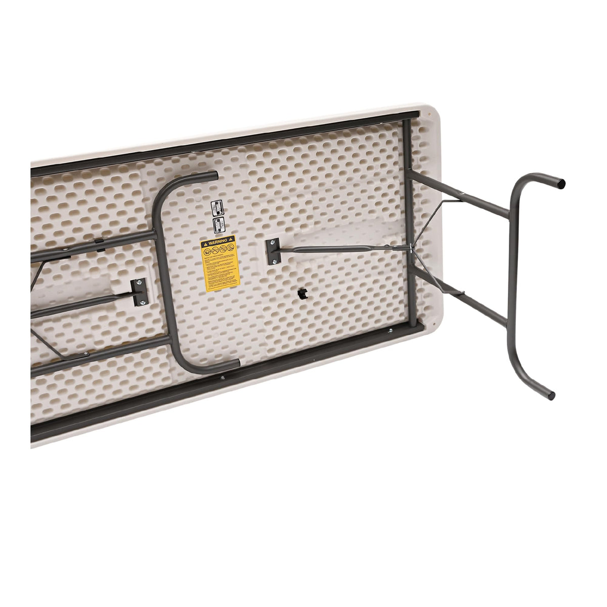 Commercial Folding Table 5 ft Platinum Granite N610658