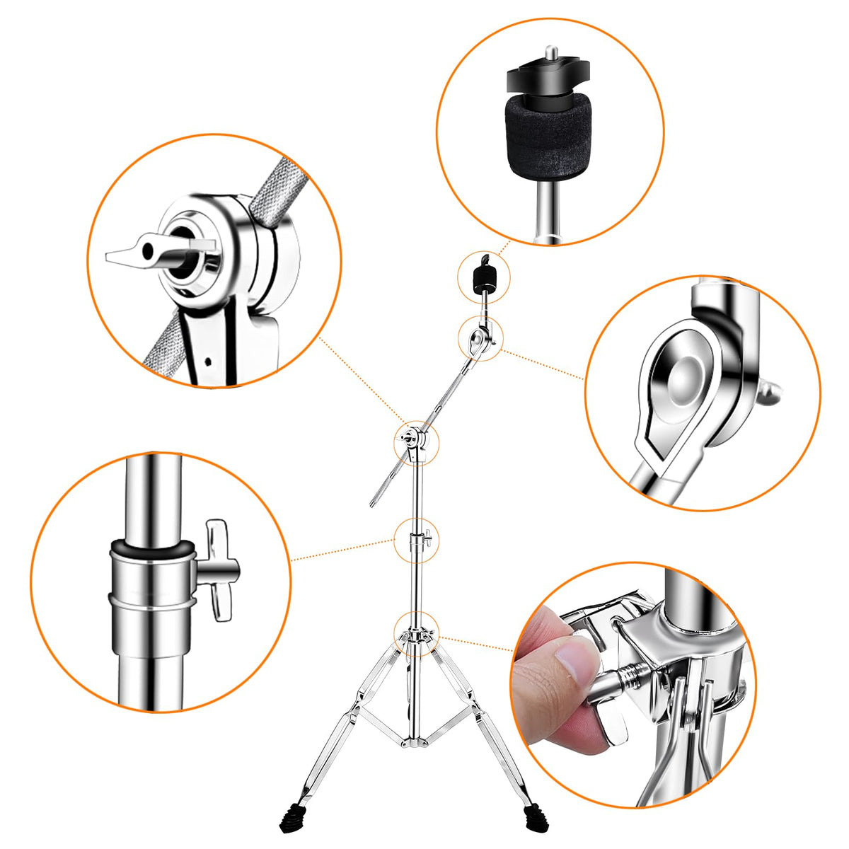 Adjustable Cymbal Boom Stand 2 Pack P984