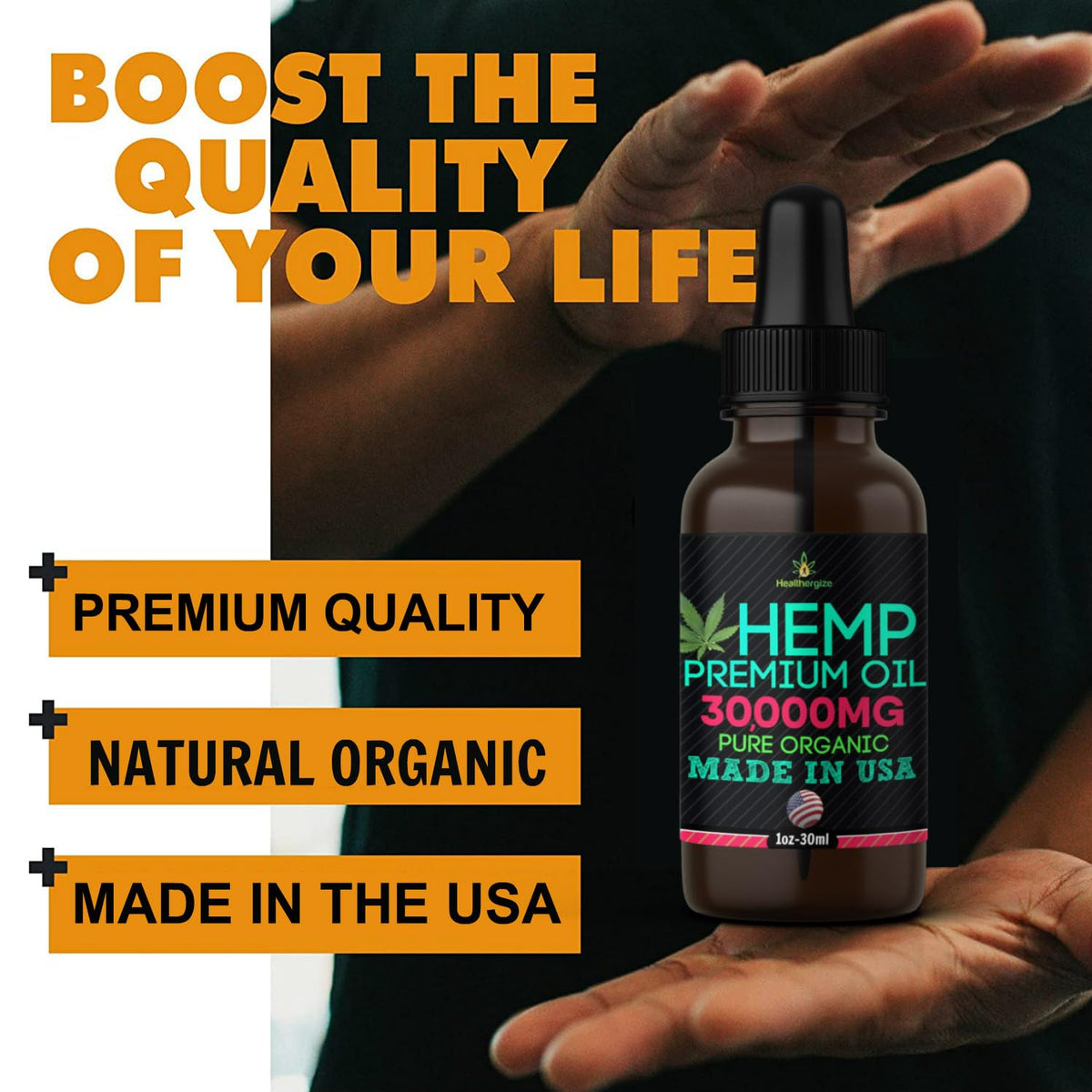 Hemp Oil Drops 5 Pack Cold Pressed Vegan F807642
