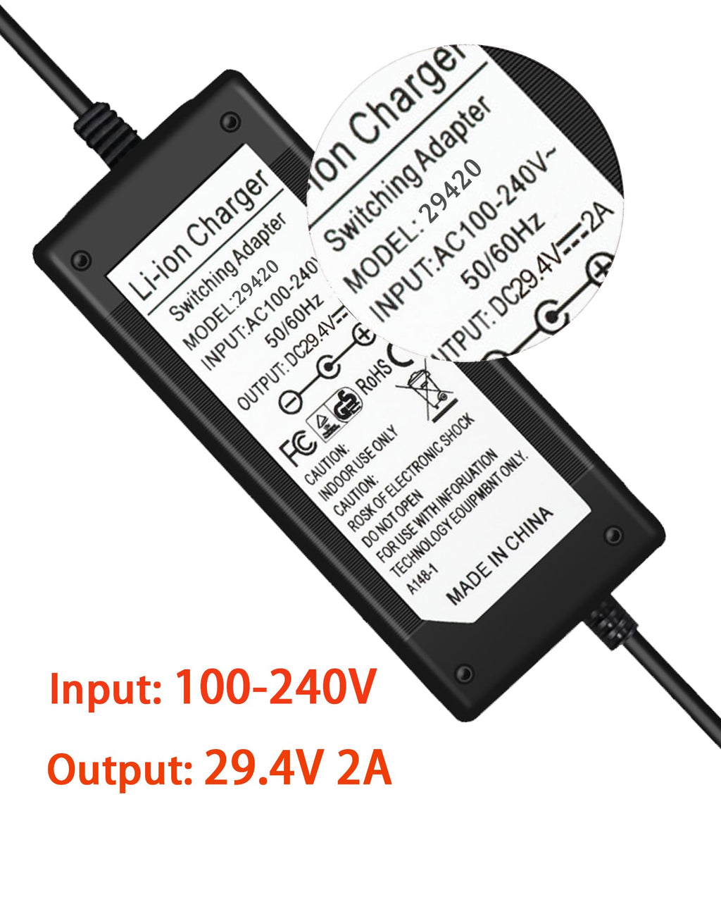 29.4V 2A Battery Charger V111477