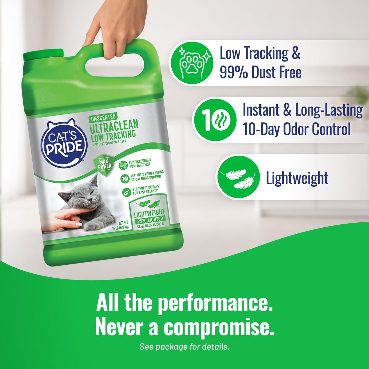 Unscented Clumping Litter 15lb I4651
