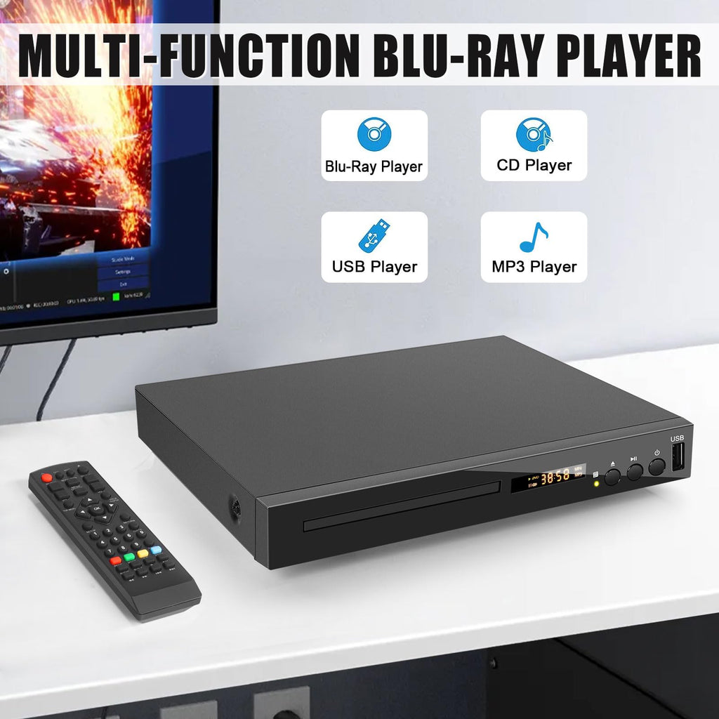 Blu Ray DVD CD Player with HDMI AV Coaxial Output L731477