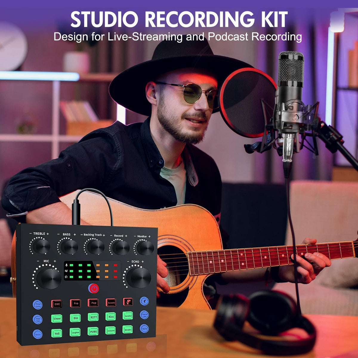 Podcast Equipment Bundle with Voice Changer O445