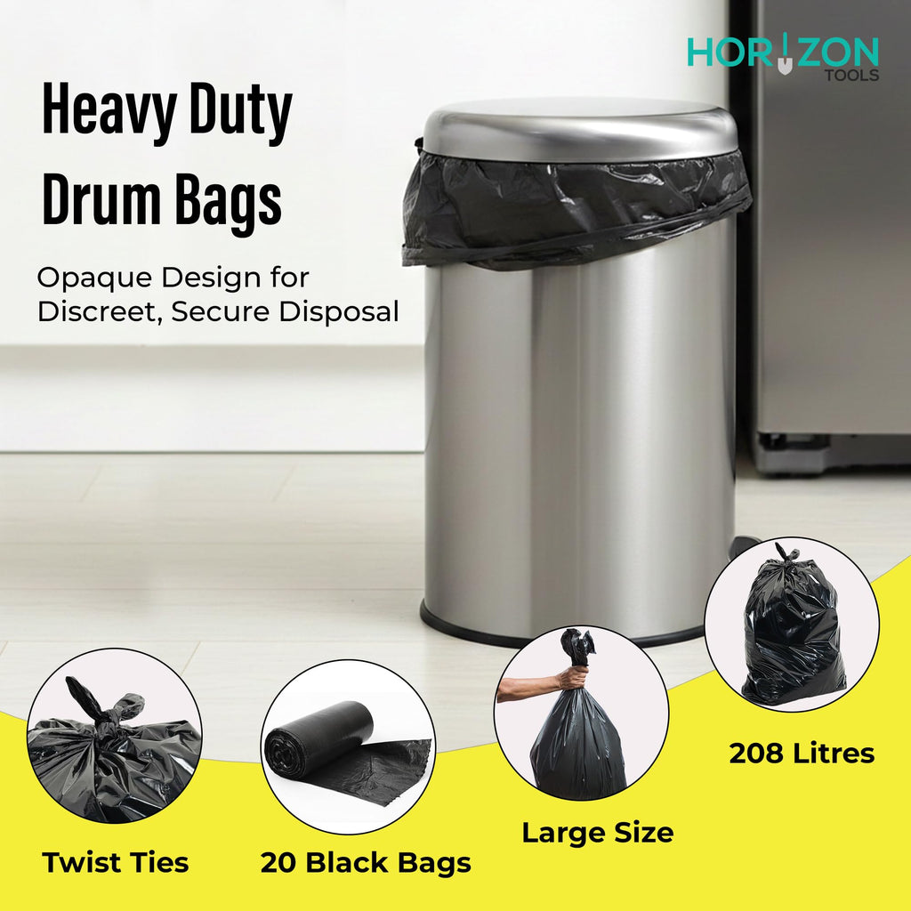 42 Gallon 3 Mil Black Heavy-Duty Trash Bags A80398
