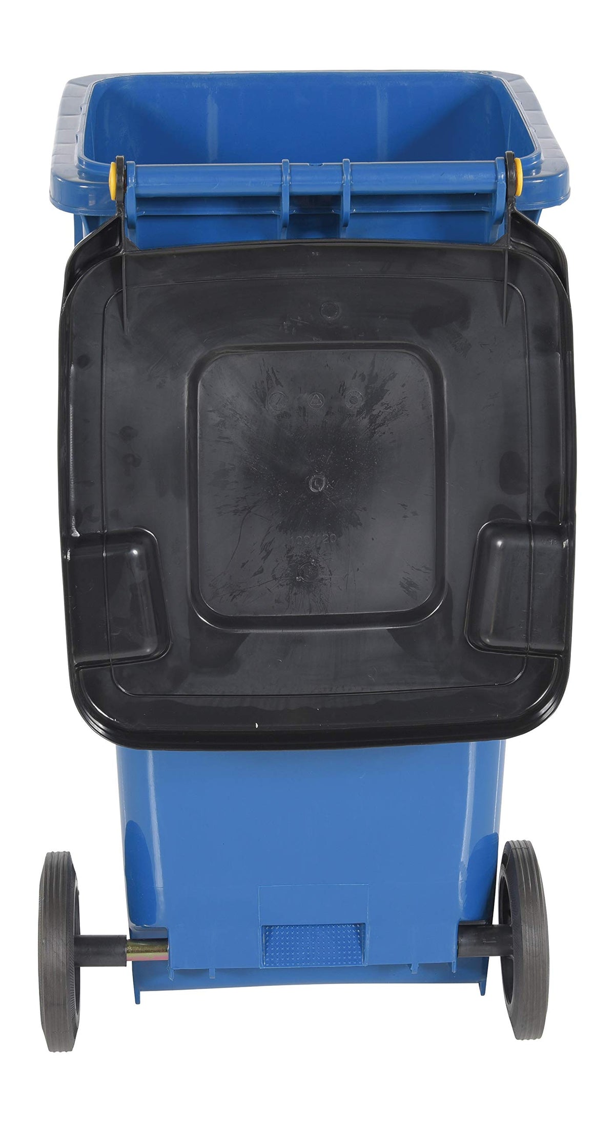 Blue 32 Gallon Polyethylene Trash Can R464905