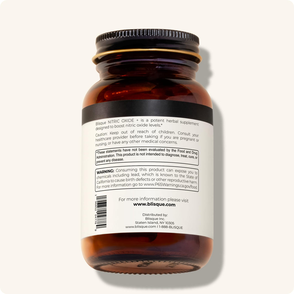 90 Capsules Vegan Non-GMO Nitric Oxide Booster Supplement with L-Arginine, Cayenne Fruit, and Beet Root V61019