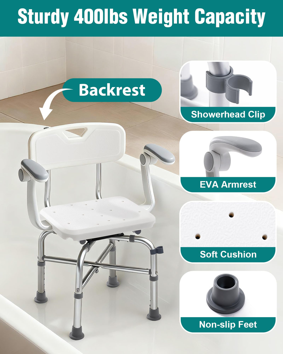 Adjustable Shower Chair R189