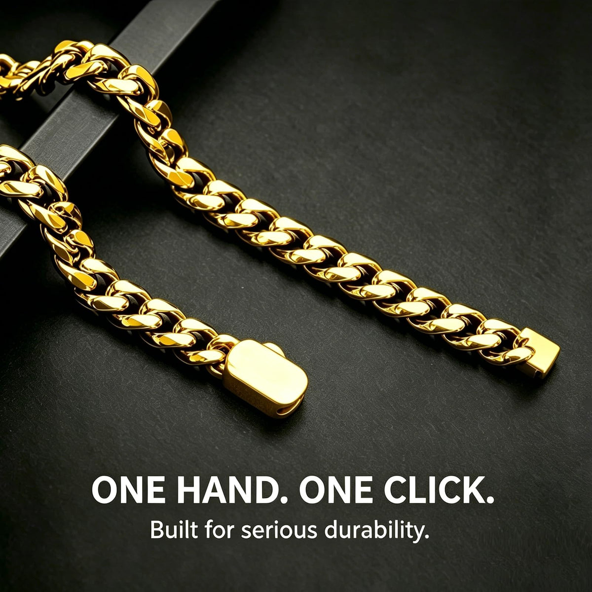 Stainless Steel 6mm Cuban Link Chain Necklace J3698