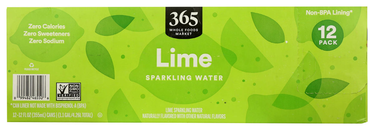 Lime Sparkling Water 12 Fl Oz K58275