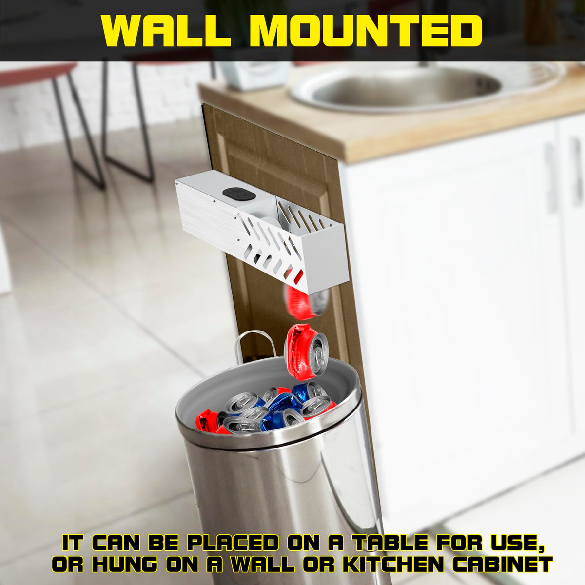 Electric Can Crusher 12oz~16oz Wall Mounted C81057