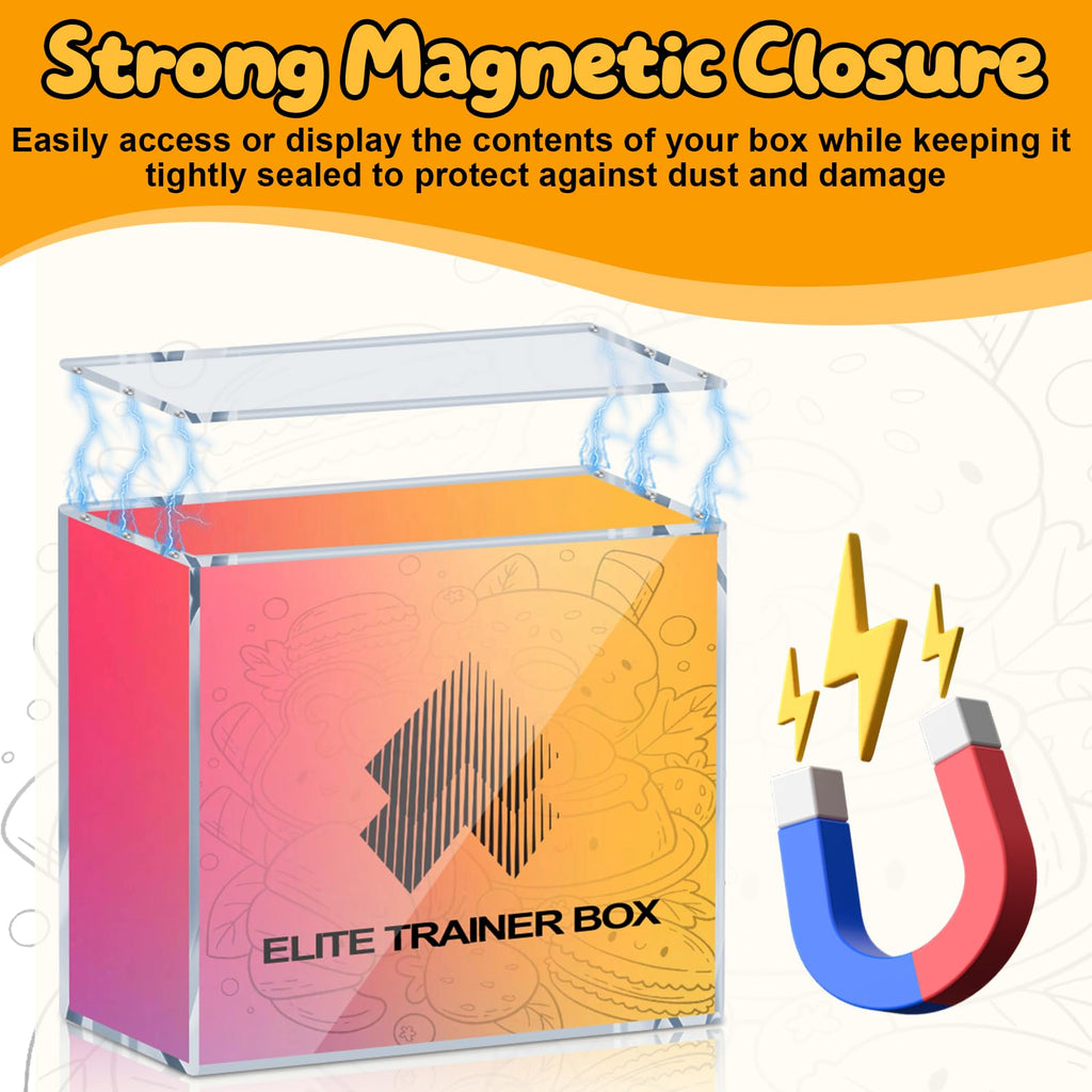 Acrylic Case 5mm with 6 Magnet Secure Closure D3112