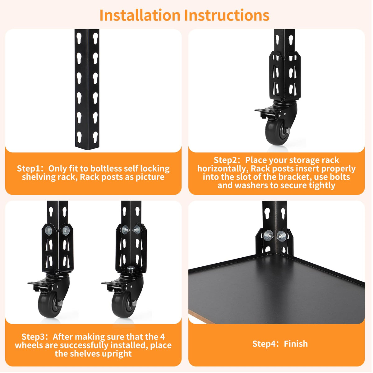 4" Storage Rack Caster Wheels I572203
