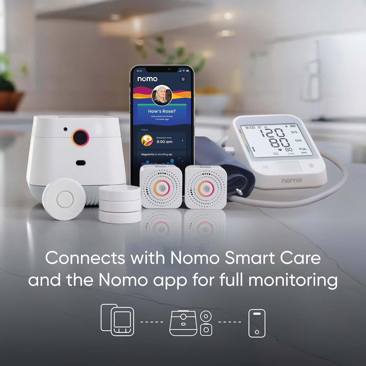 Blood Pressure Monitor with Bluetooth H3244