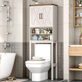 Over The Toilet Storage Cabinet with Adjustable Shelf, White Q2804