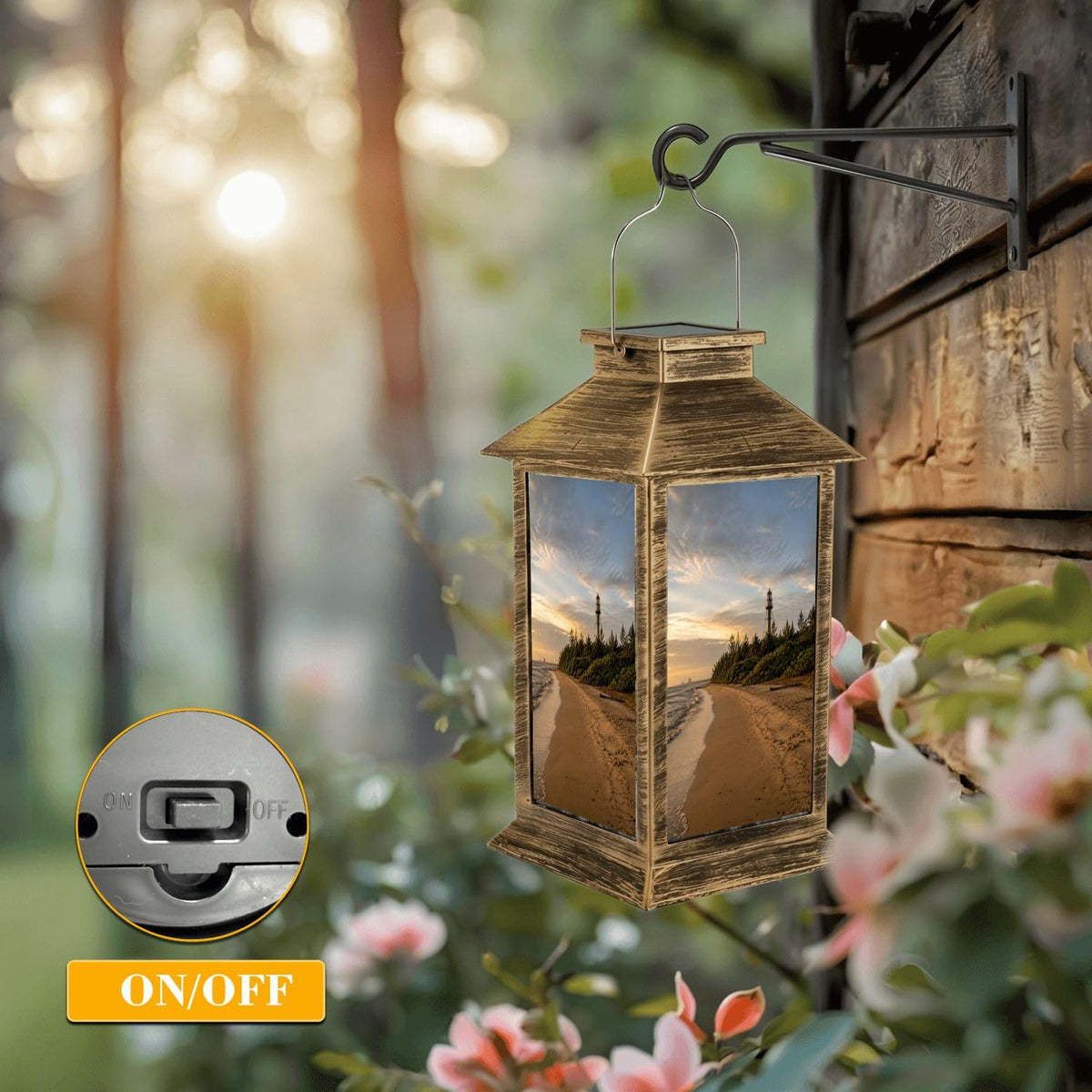 Waterproof LED Solar Lantern Q39600