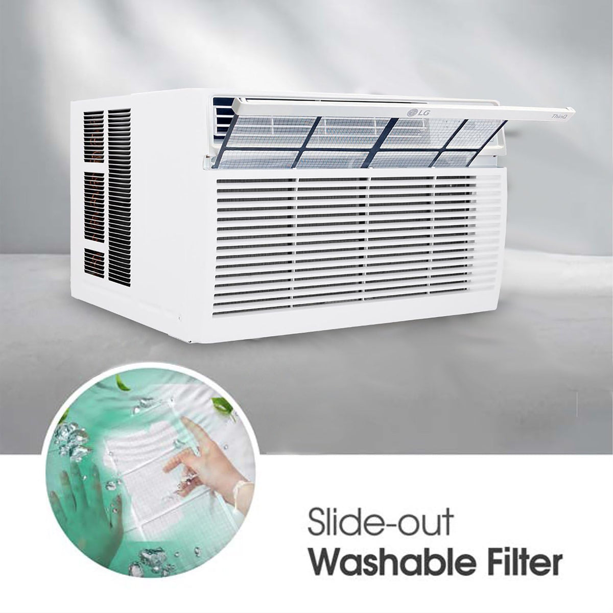 18,000 BTU White Window Air Conditioner C349