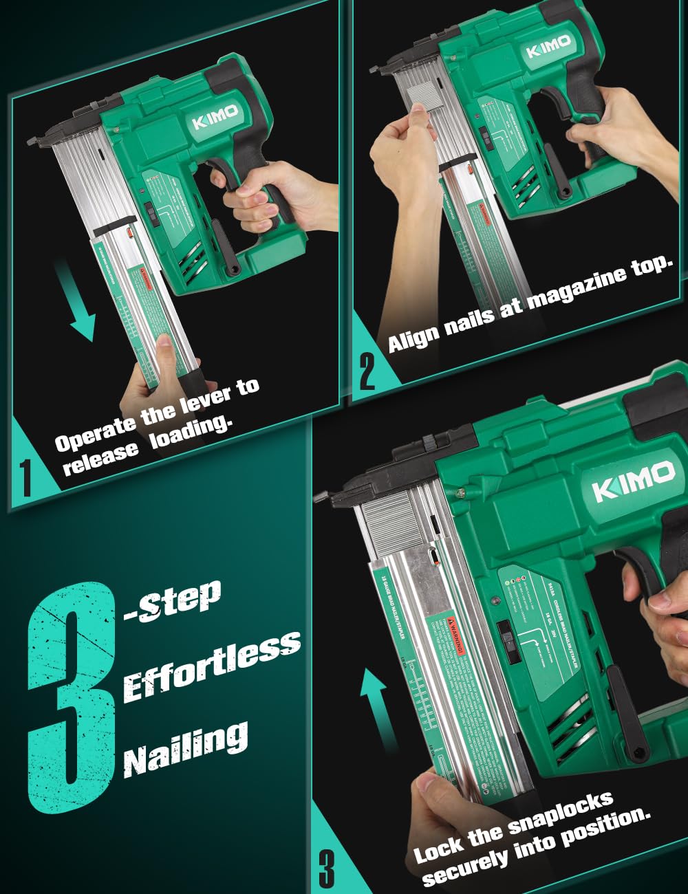 18 Gauge Cordless Brad Nailer and Stapler with Battery J324
