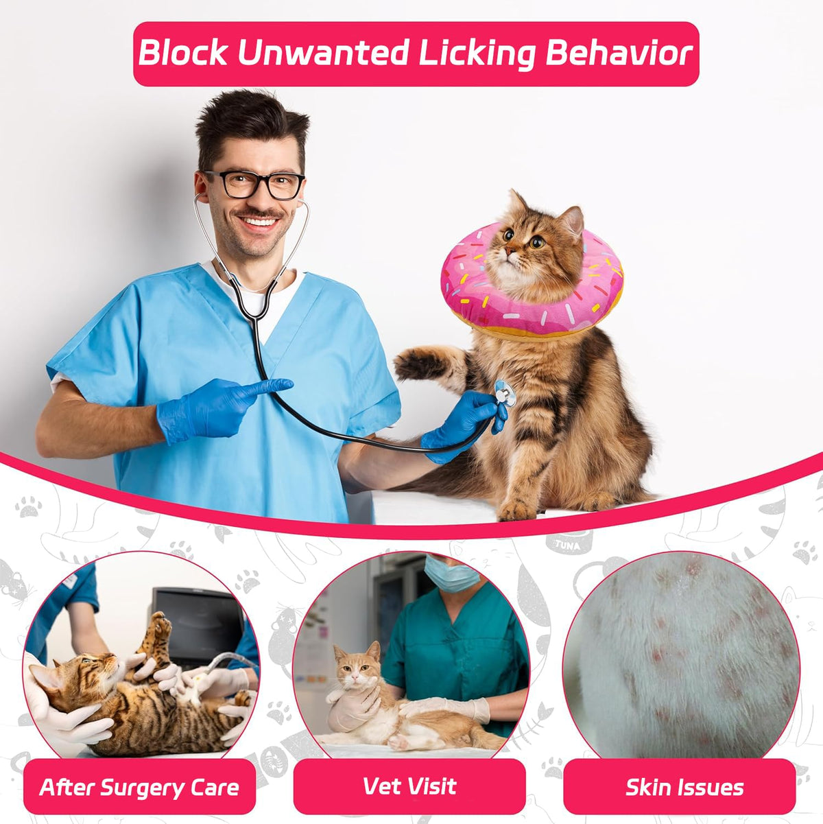 Adjustable Soft Cat Recovery Cone Collar R11693