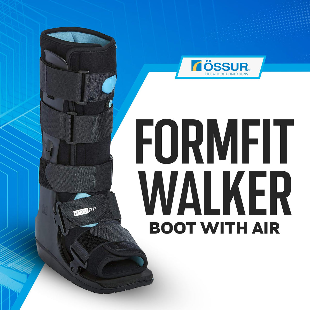 Walker Boot with Air Low Top Large V138