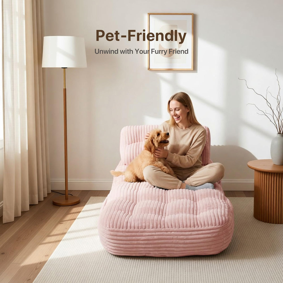 Pink Folding Sofa Bed G545