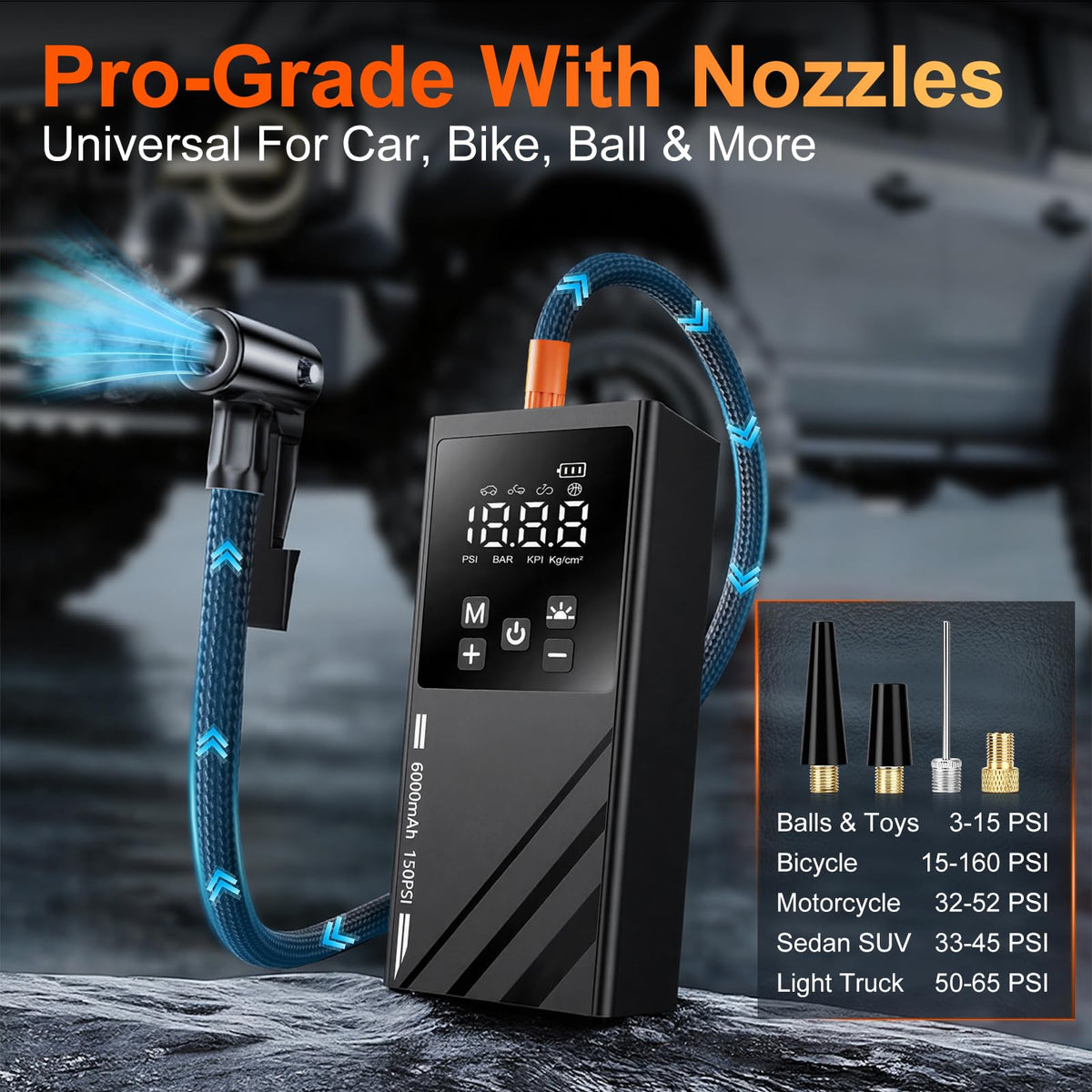 Portable Air Compressor 150PSI O3774