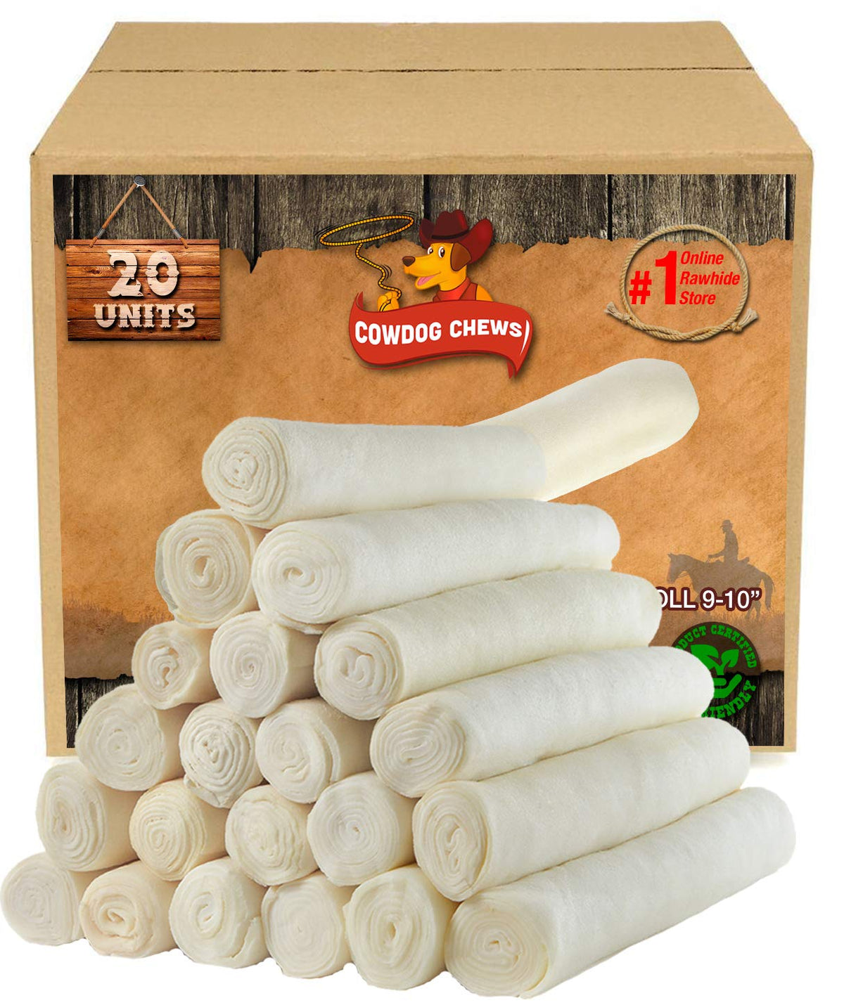 All Natural Rawhide 20 Pack H565