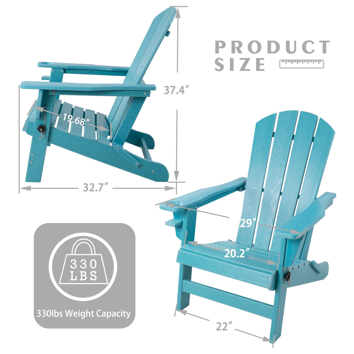 Folding Adirondack Chair O3152