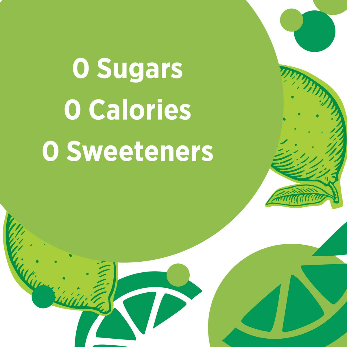 Sparkling Water Zesty Lime 16.9 Fl Oz (Pack of 8) B345289