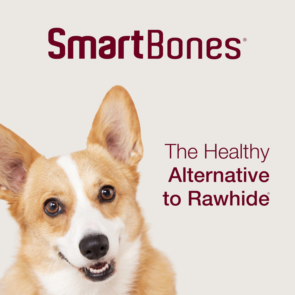 Medium Rawhide-Free Dog Treat with Peanut Butter, 4 Count J325133