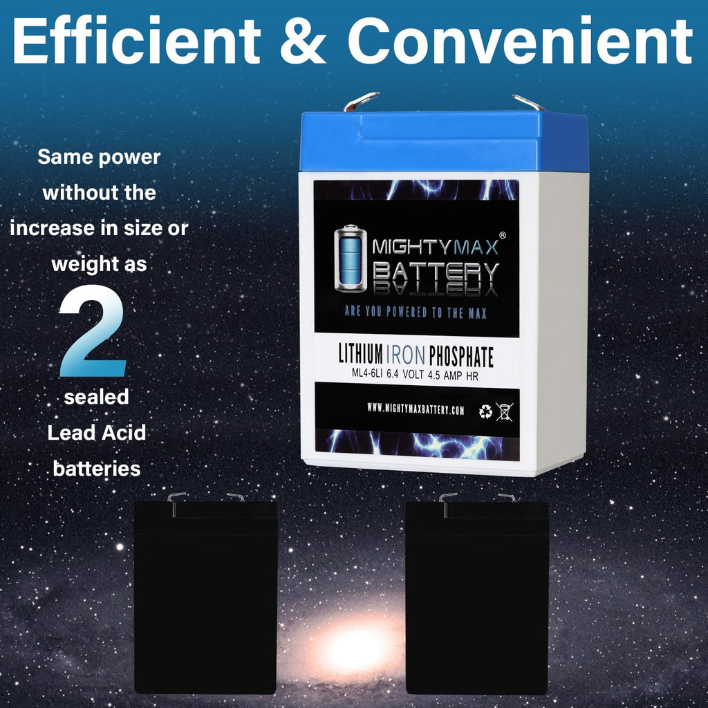 6V 4.5AH Lithium Replacement Battery A897711